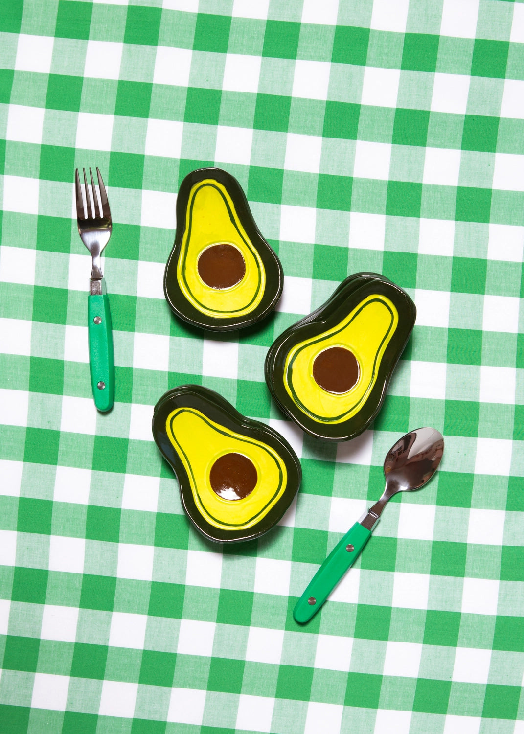Handmade Ceramic Avocado Dish – Catch-All Tray, Ring Holder & Spoon Rest 🥑