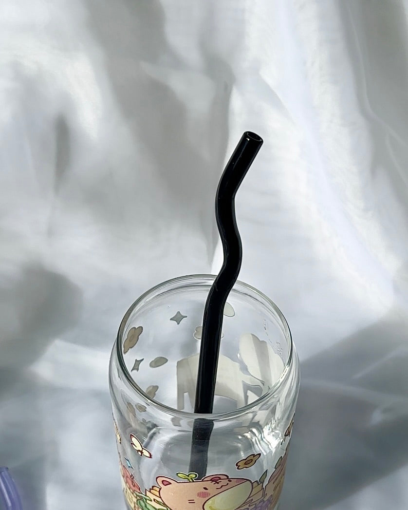 Wiggle Glass Straws