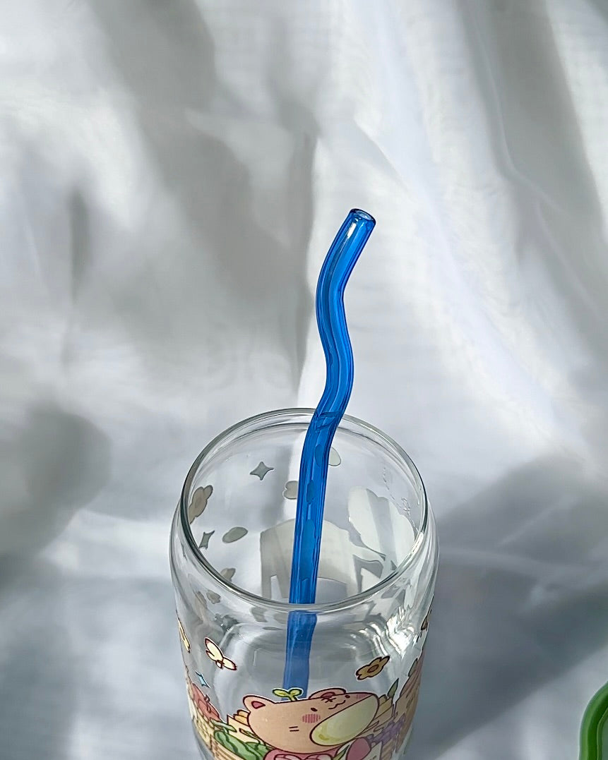 Wiggle Glass Straws