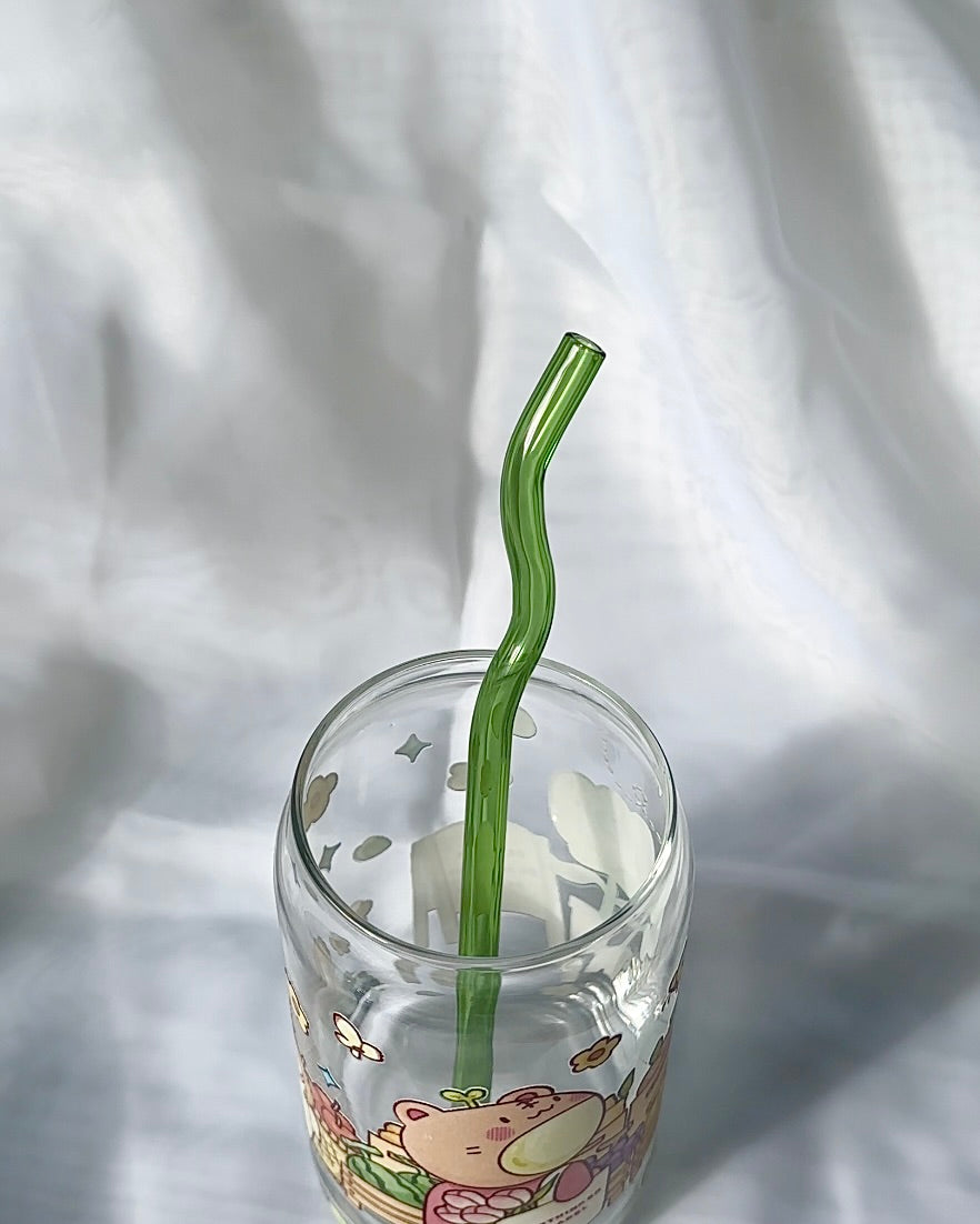 Wiggle Glass Straws