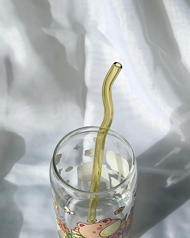 Wiggle Glass Straws