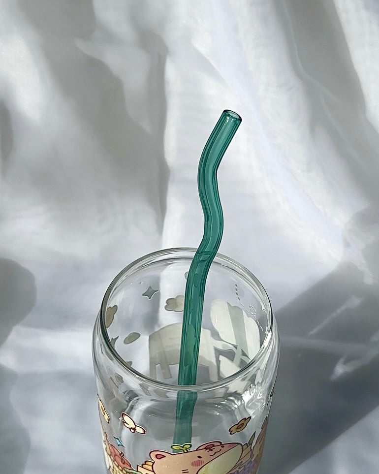 Wiggle Glass Straws