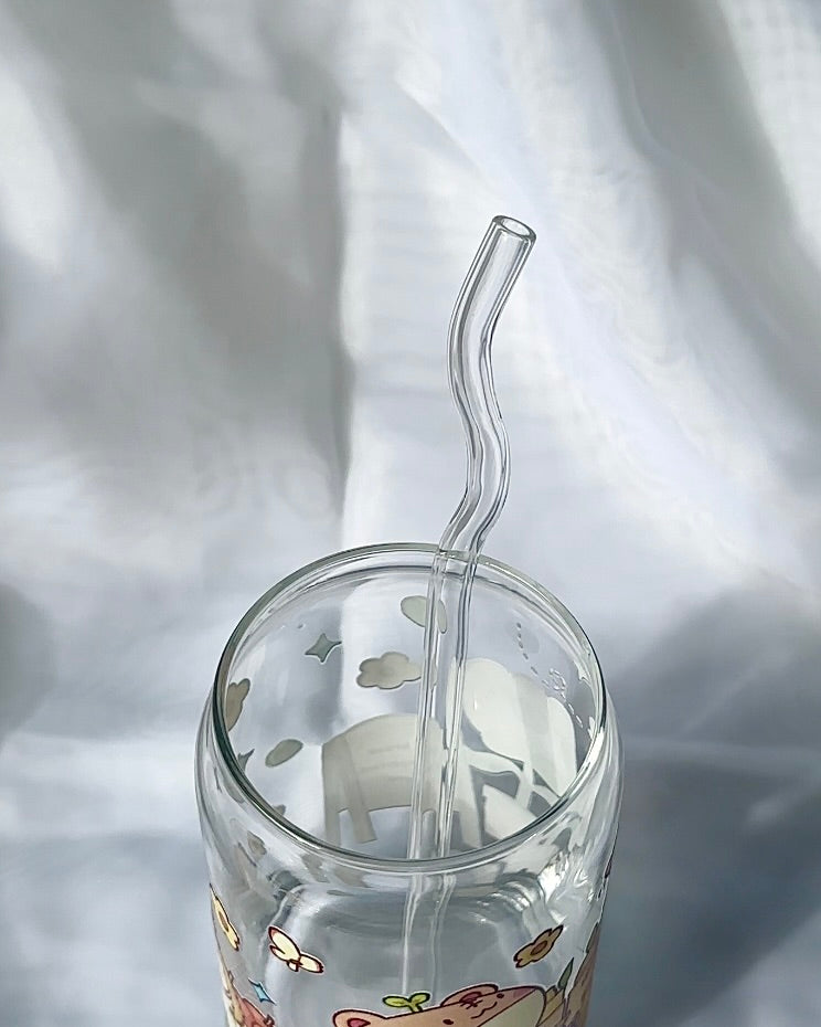 Wiggle Glass Straws