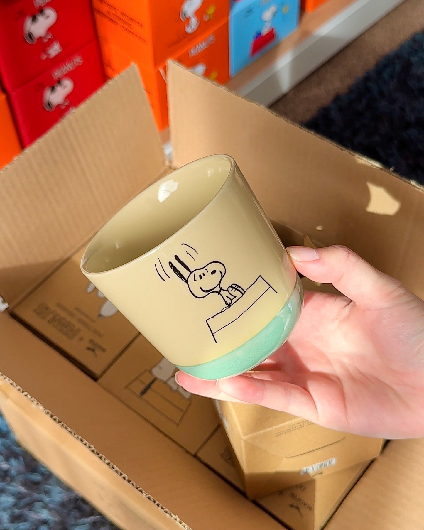 Snoopy Stoneware Beaker – ‘Dog Tired’ Naps Edition