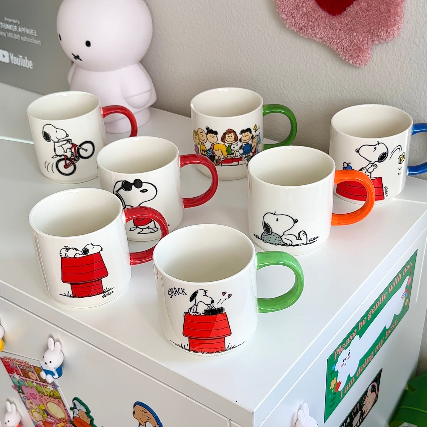 Snoopy “Nope” Mug – Funny Cute Coffee Cup for Mornings, Peanuts® Official Gift