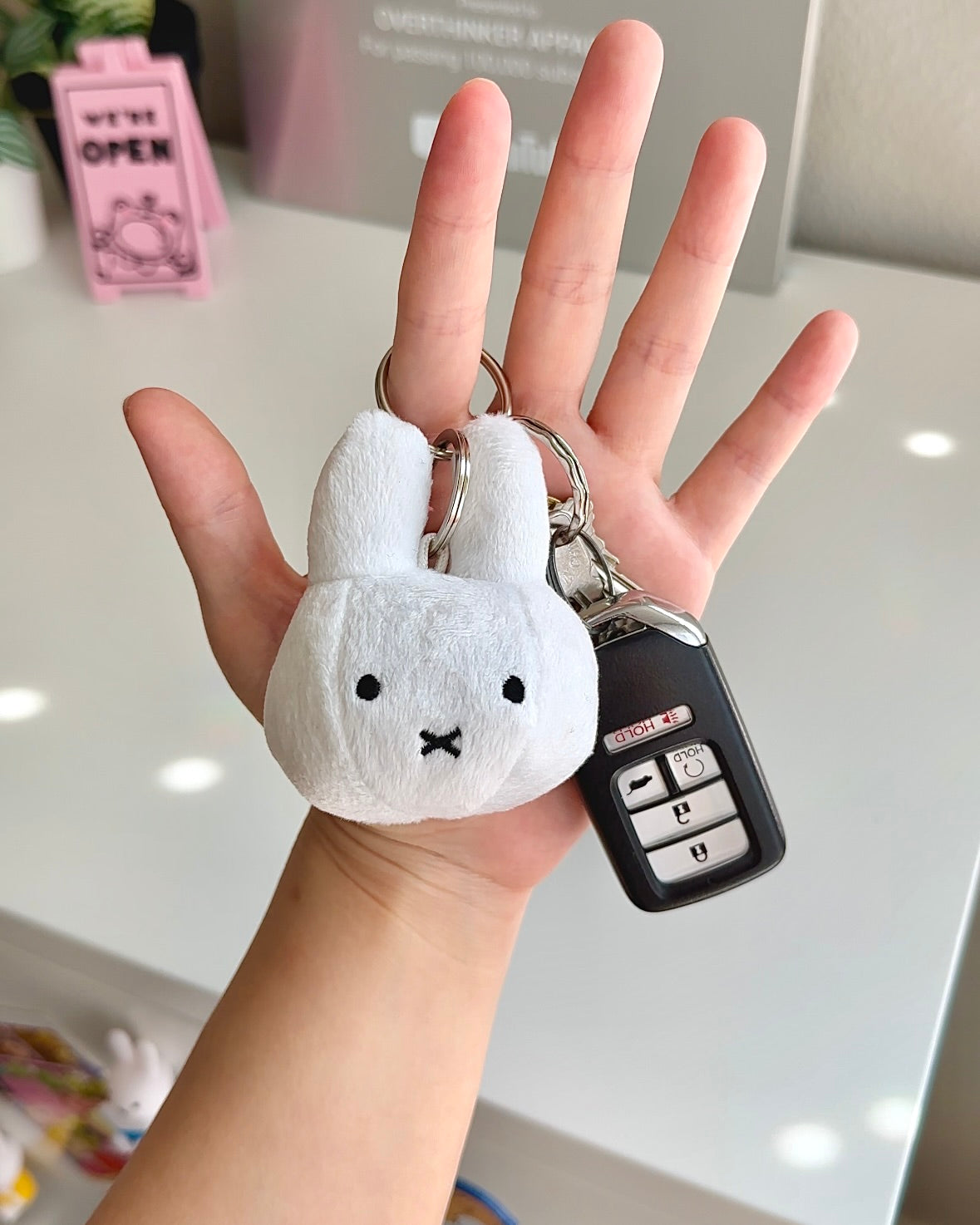 Miffy Plush Keychain