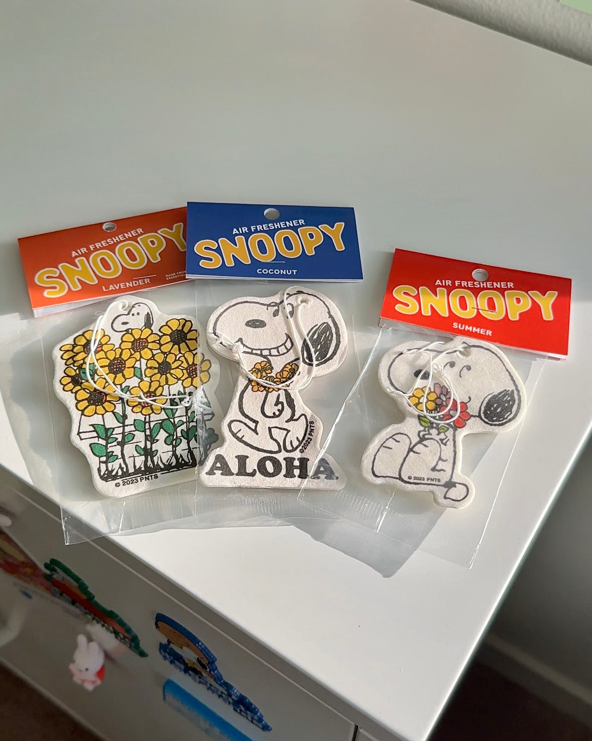 Snoopy Air Freshener ‘ALOHA’ - Coconut Scent