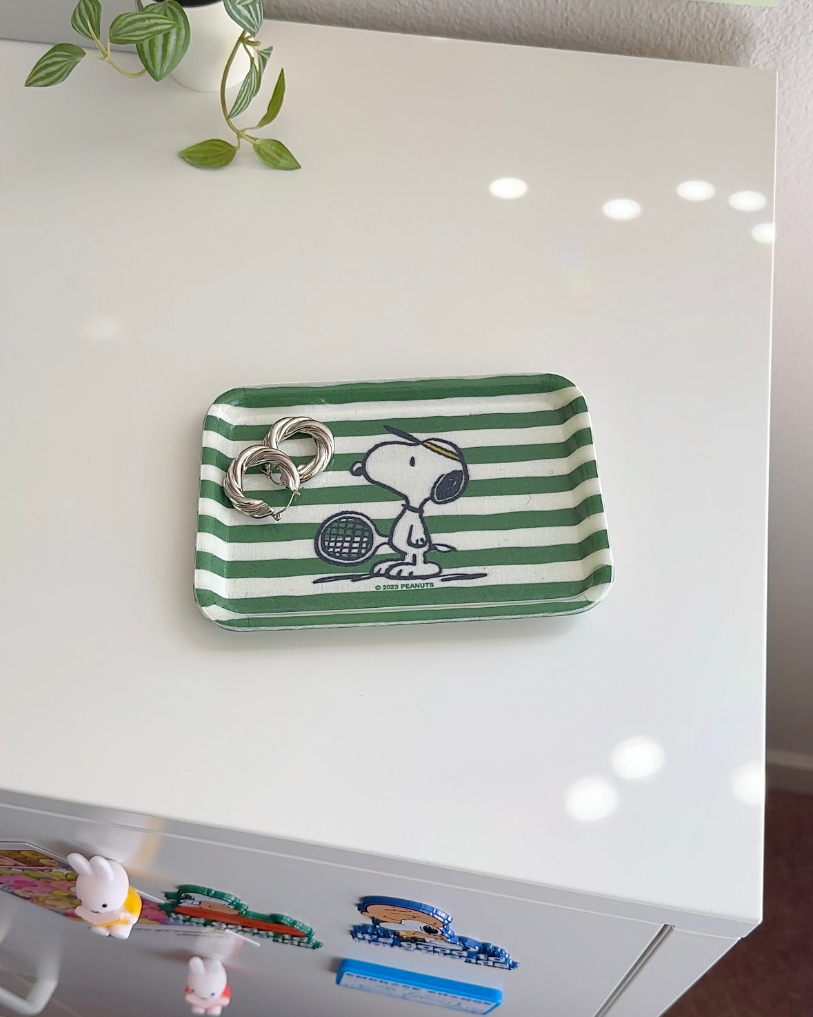 Snoopy Vintage-Style Tray - Tennis