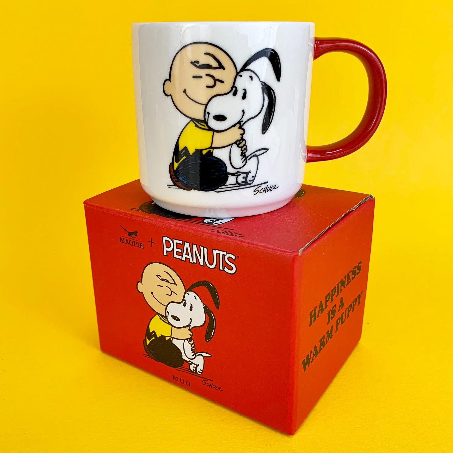 Snoopy Ceramic Mug - Happiness Is A Warm Puppy