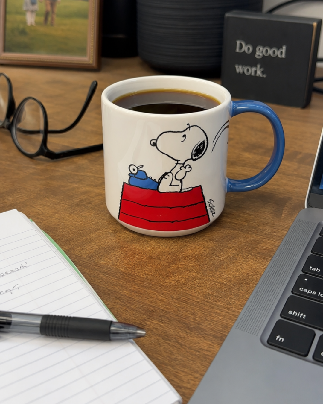 Snoopy Genius at Work Mug – Funny Office Gift | Peanuts