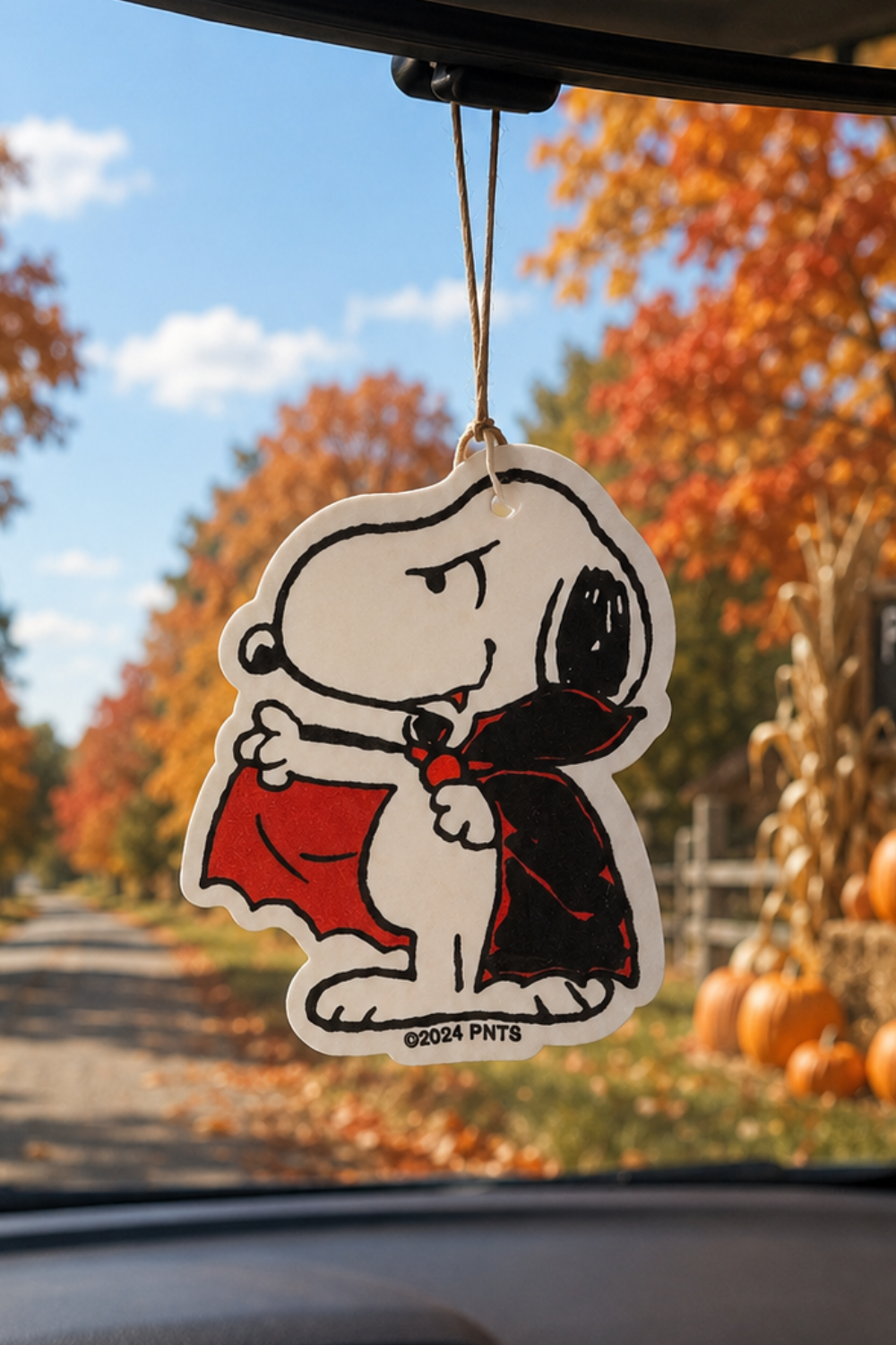 Snoopy Dracula Car Air Freshener – Halloween Car Accessory