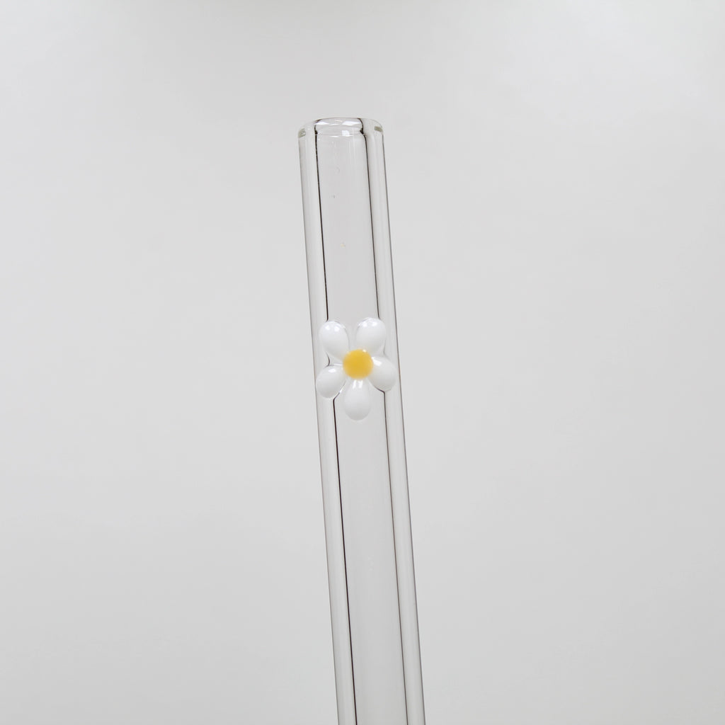 Chunky Glass Smoothie Straw – Reusable, Handmade & Eco-Friendly
