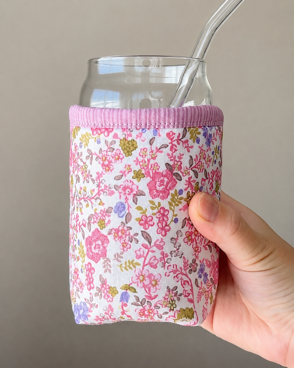 Heirloom Rosebud Iced Coffee Cozy