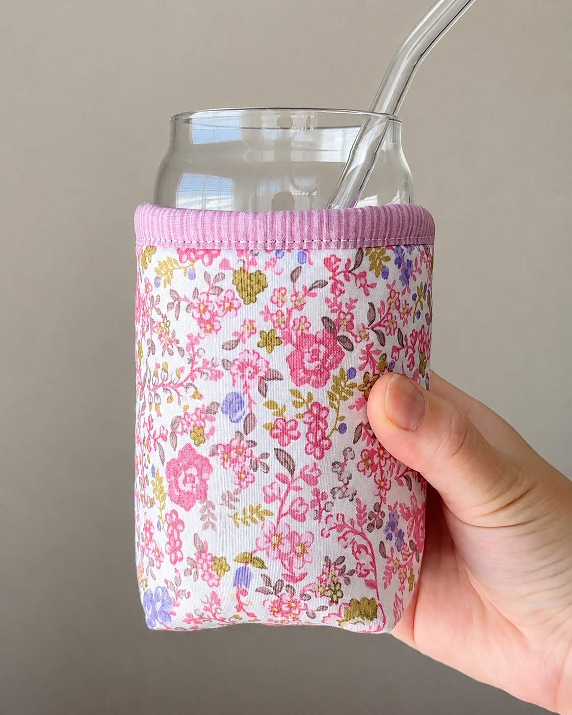 Heirloom Rosebud Iced Coffee Cozy
