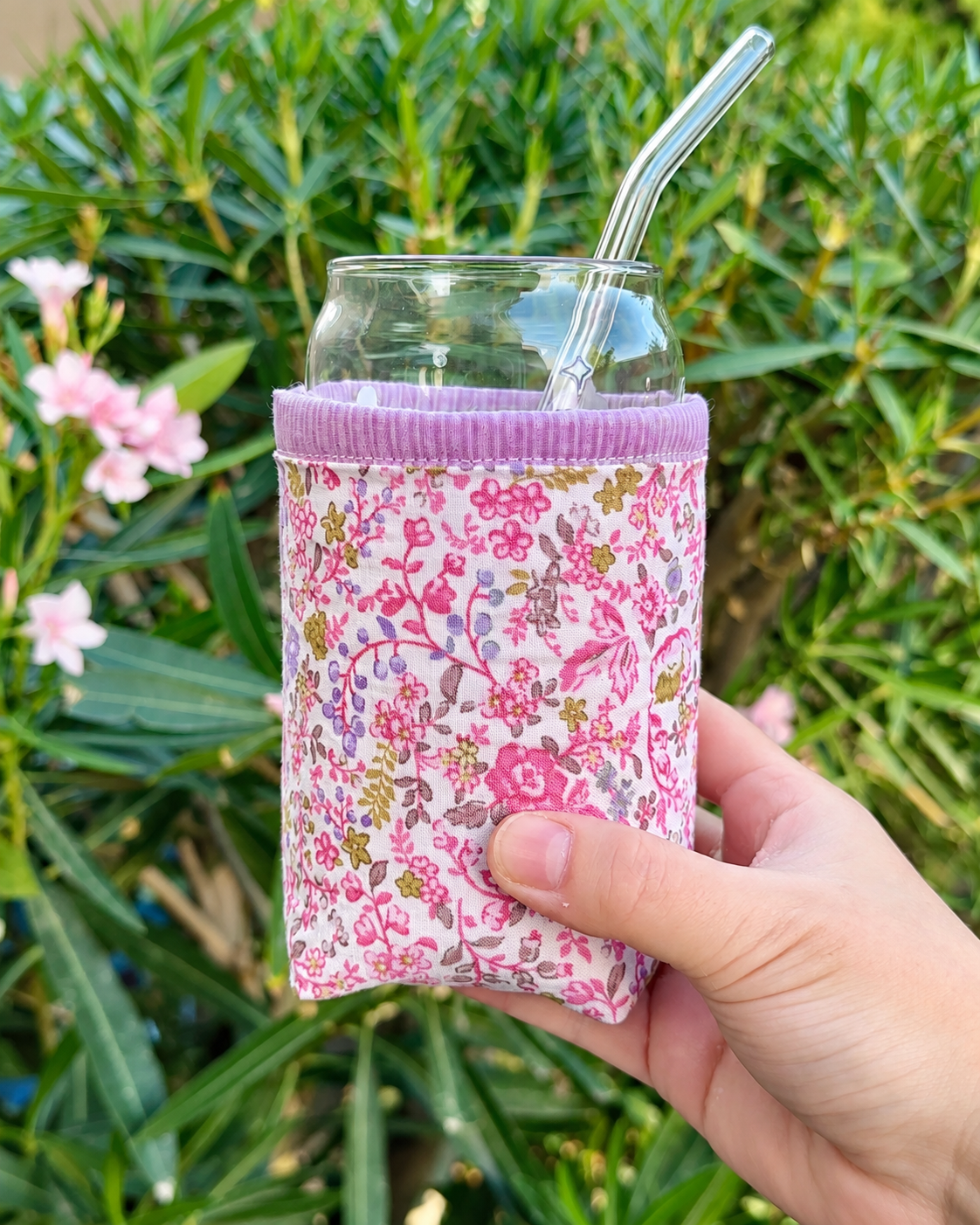 Heirloom Rosebud Iced Coffee Cozy