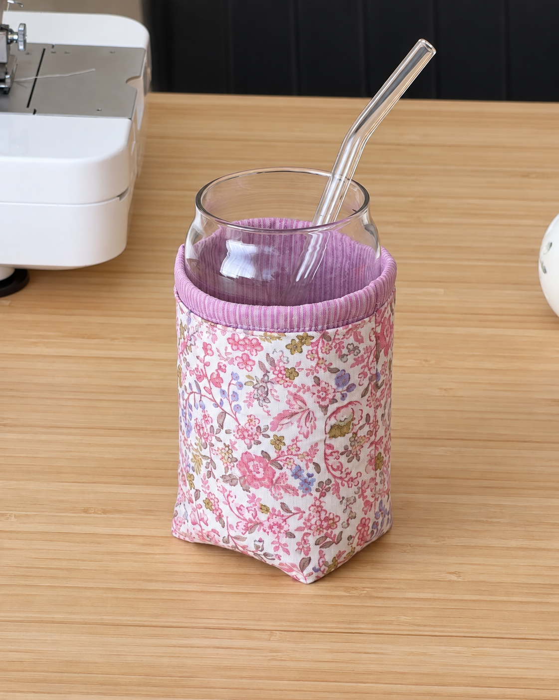 Heirloom Rosebud Iced Coffee Cozy