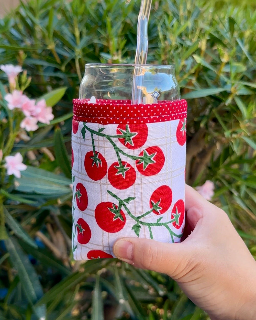 Cherry Tomato Vine Iced Coffee Cozy