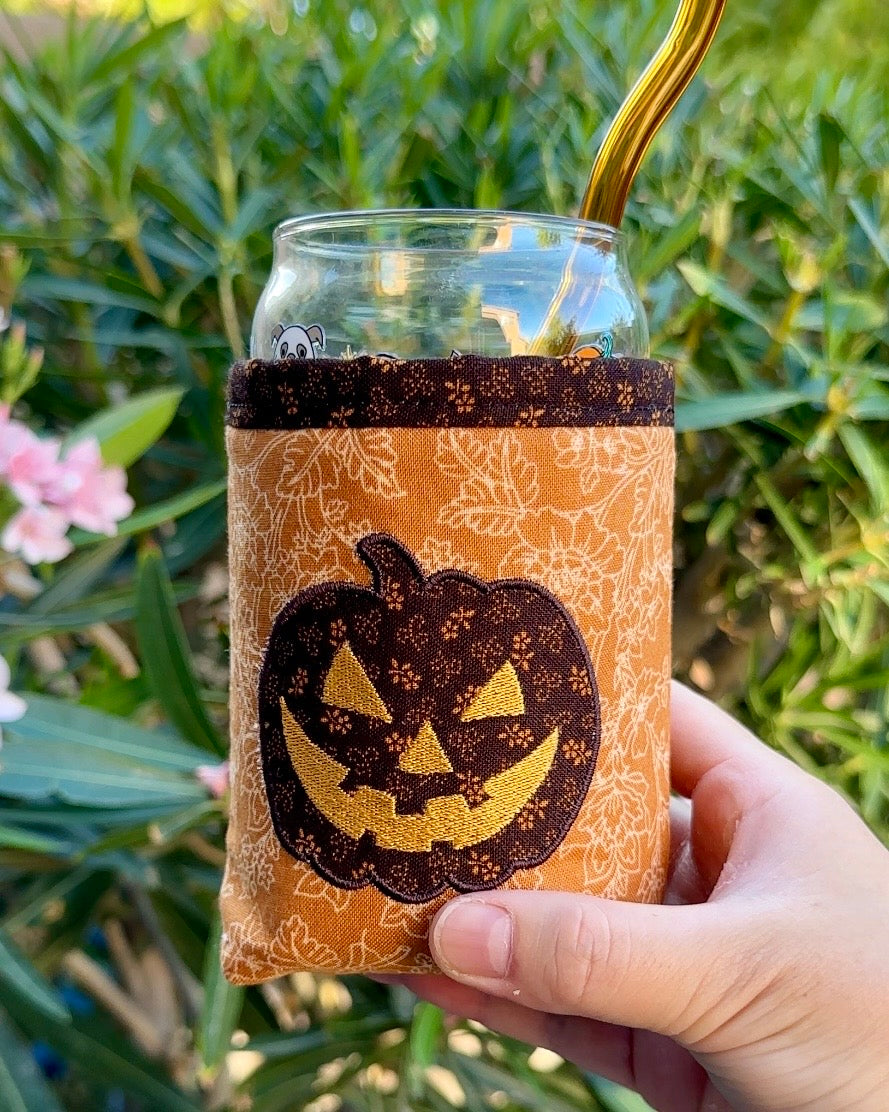 Harvest Pumpkin Iced Coffee Cozy