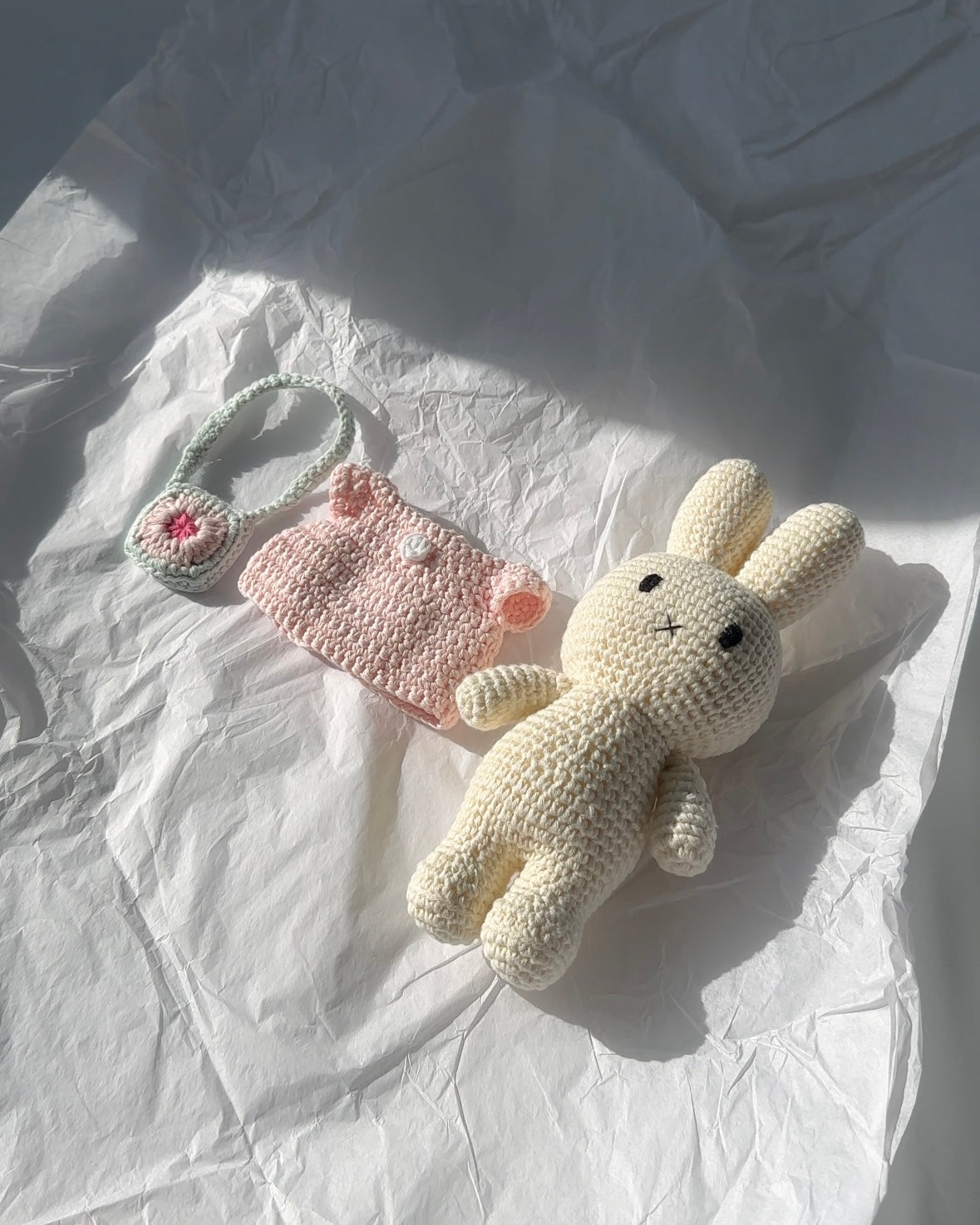 Miffy Crochet Plush Toy - Flower Bag