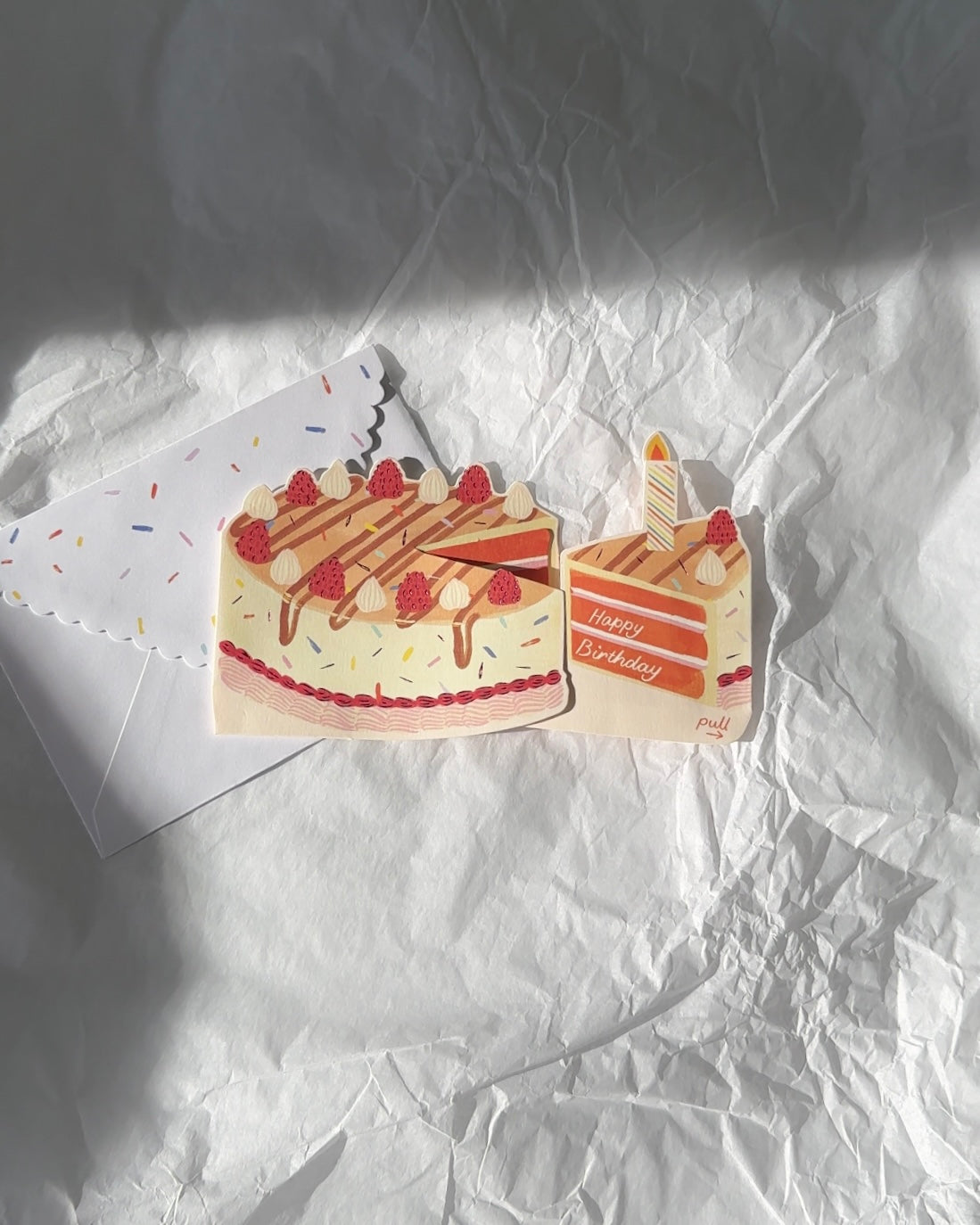 Petite Interactive Card - Birthday Cake