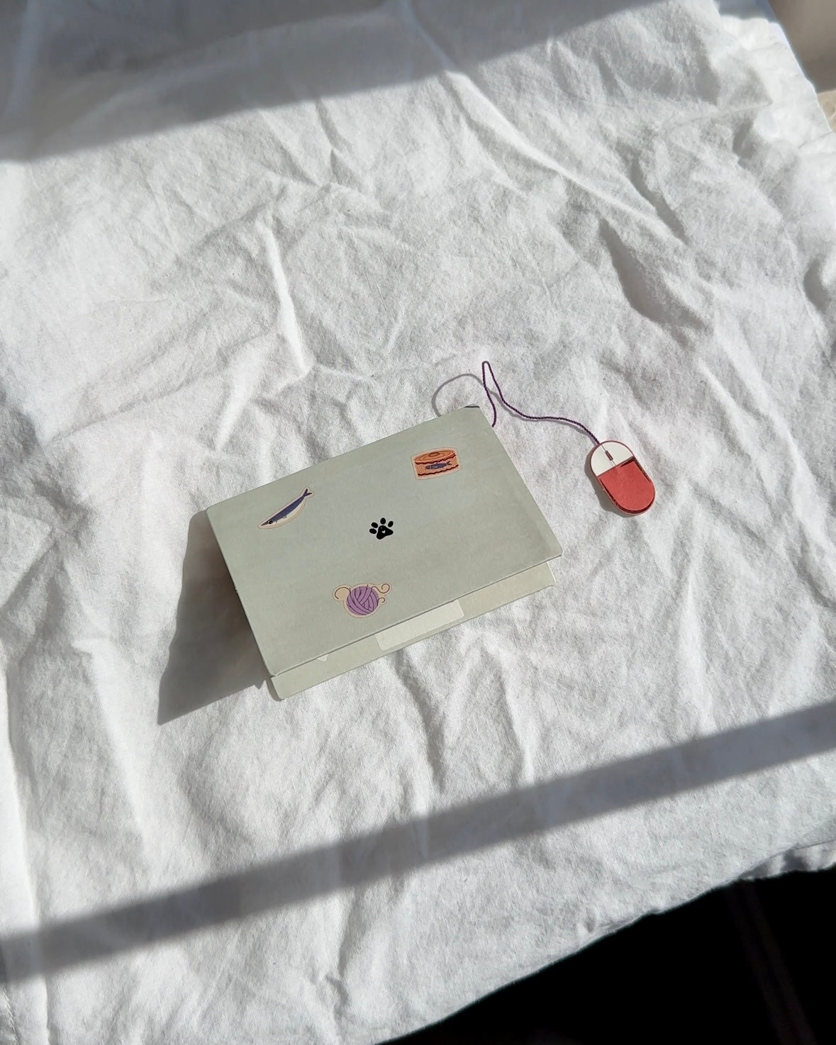 Interactive birthday card with pop-up cat and red foil accents – great for quirky summer birthdays