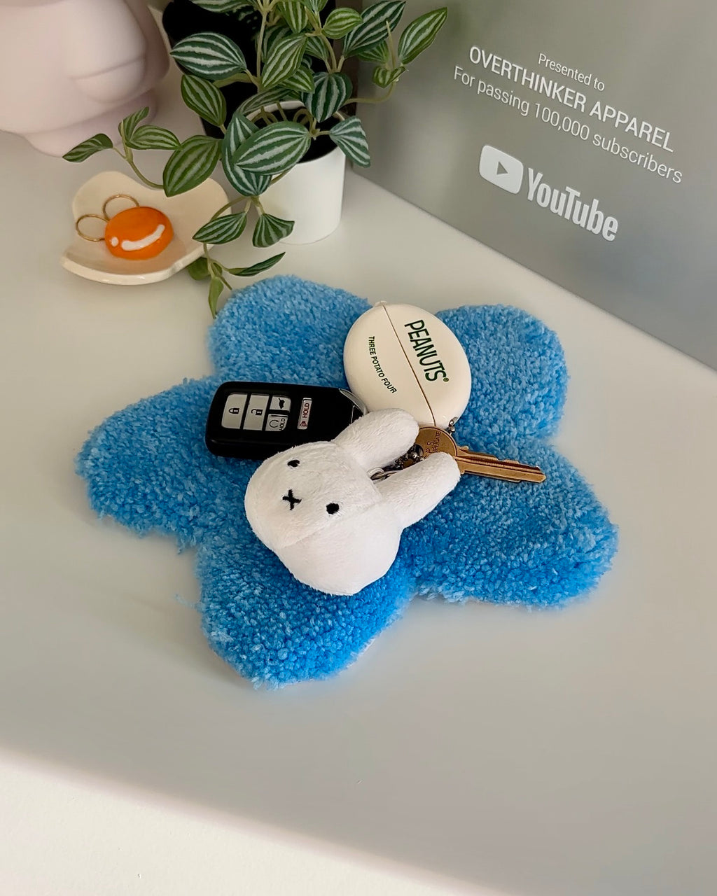 Miffy Plush Keychain – Soft Mini Bunny Bag Charm | MTDay x Miffy Collectible for Kawaii Aesthetic Lovers