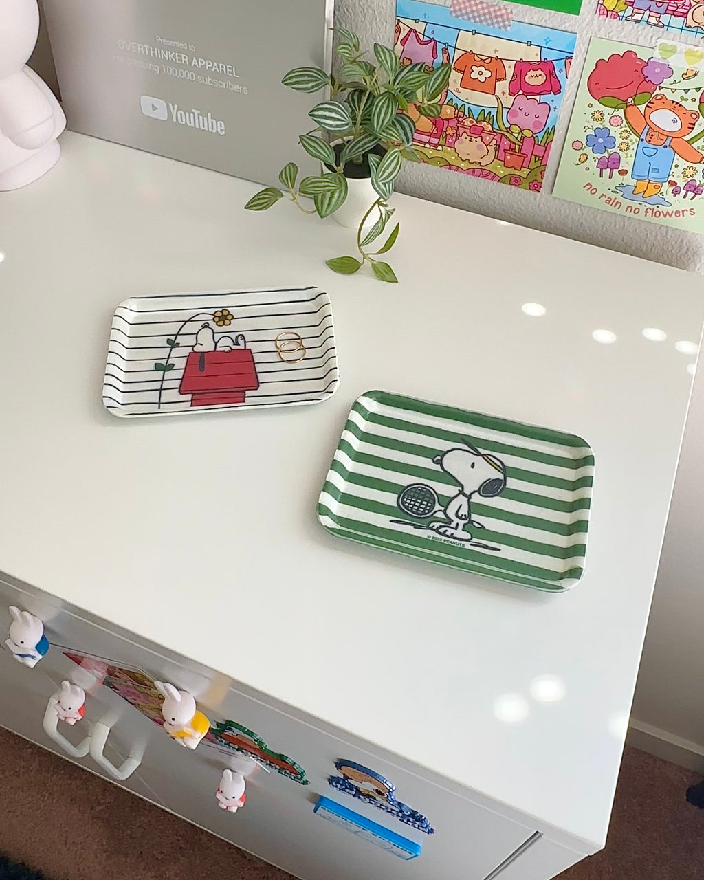 Snoopy Tennis Tray – Peanuts® Vintage Catchall Dish for Jewelry, Keys & Gifts