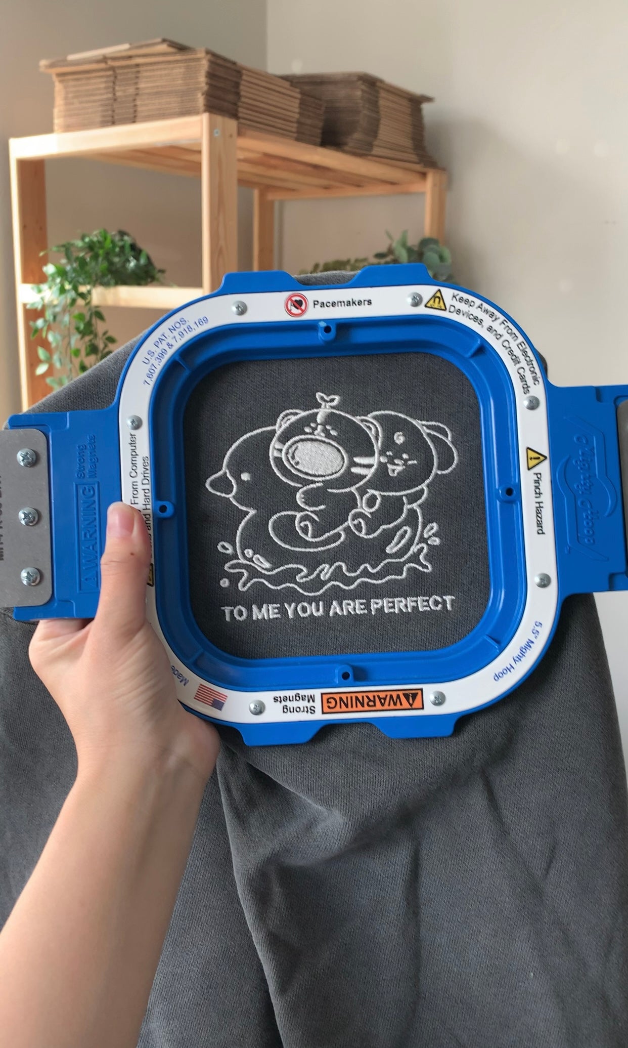 To Me, You Are Perfect Embroidered Crewneck