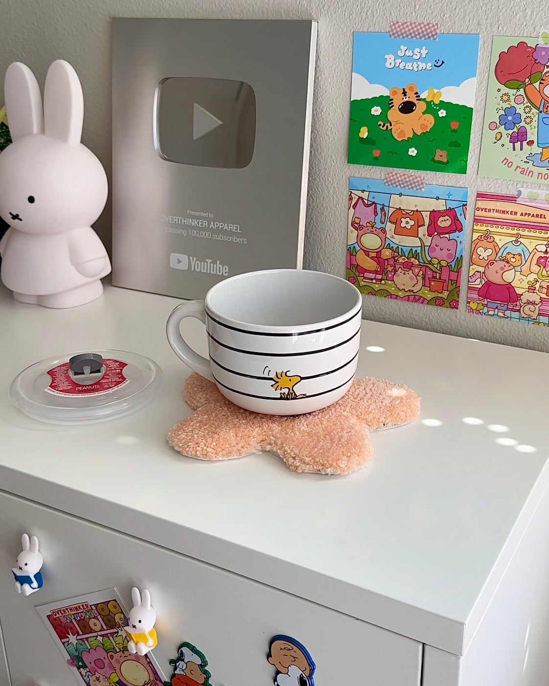 Snoopy “Did Someone Say Food?” Oversized Soup Mug with Lid – 24 oz Peanuts® Dorm Gift | Microwave-Safe Ramen Bowl