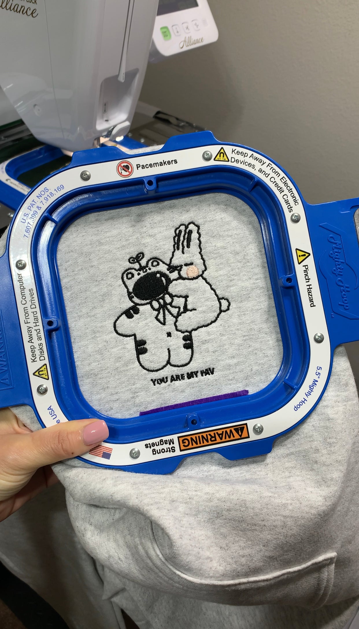 You Are My Fav Embroidered Hoodie