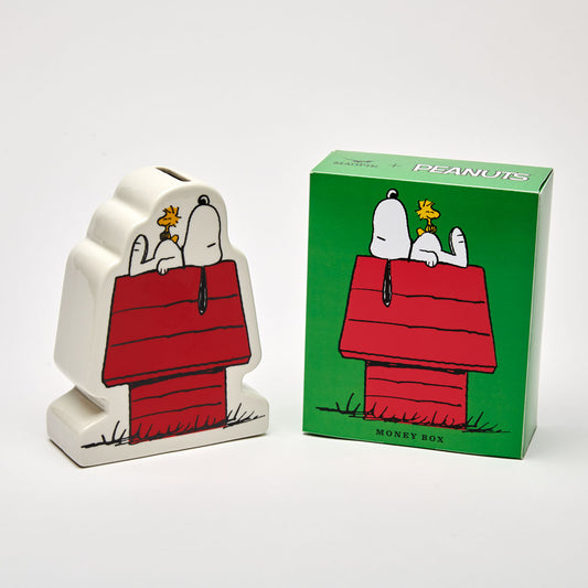 Snoopy Ceramic Coin Bank - DOGHOUSE