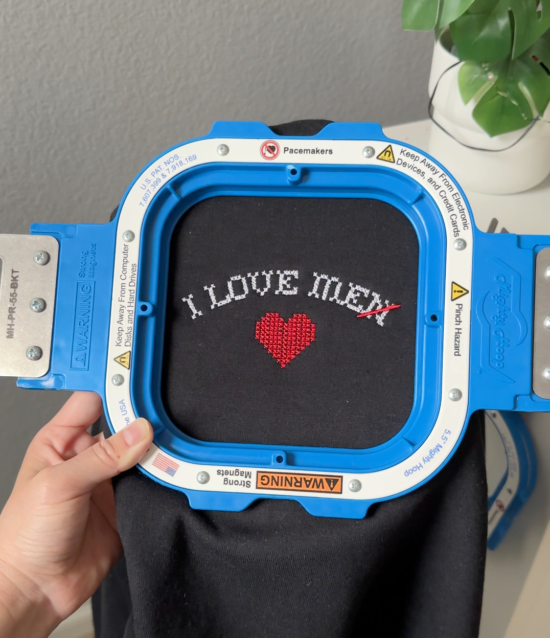 I Love Me(n) Embroidered Sweatshirt