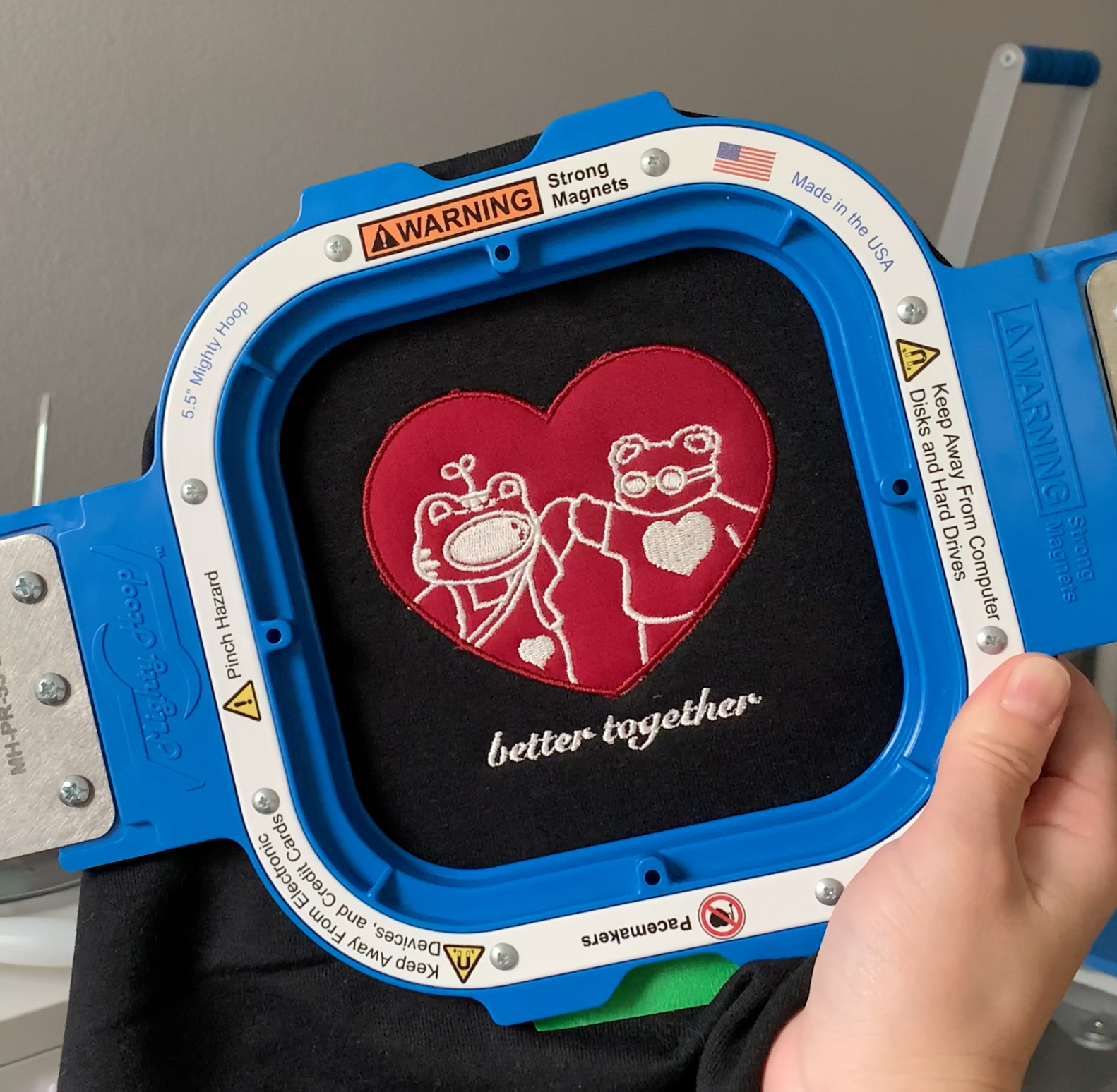 Better Together Heart Patch Embroidered Sweatshirt