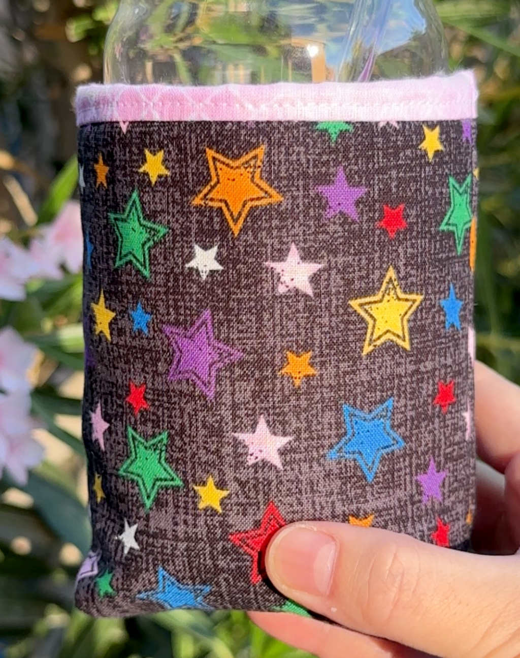 Whimsy Stars Iced Coffee Cozy