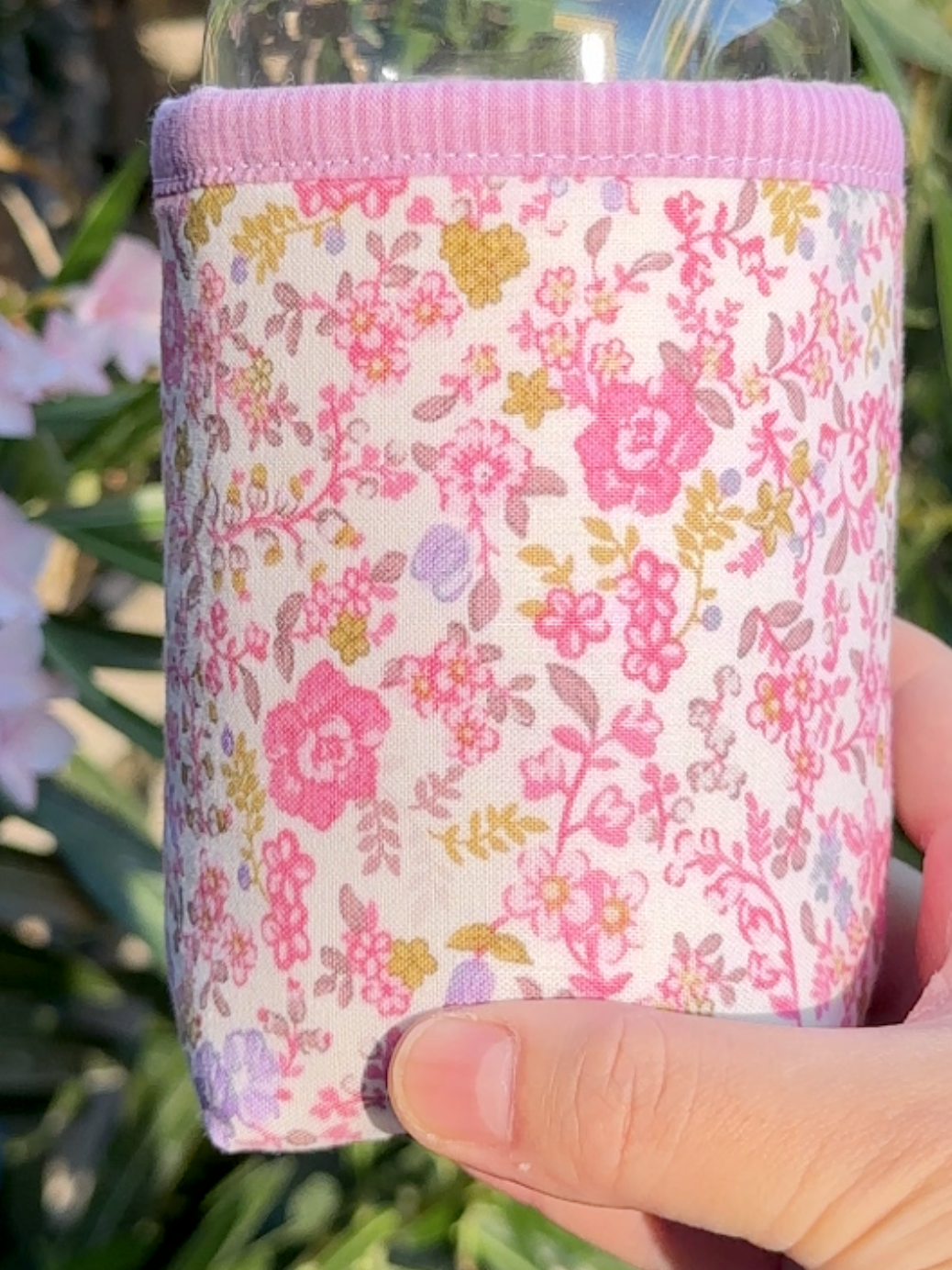 Heirloom Rosebud Iced Coffee Cozy