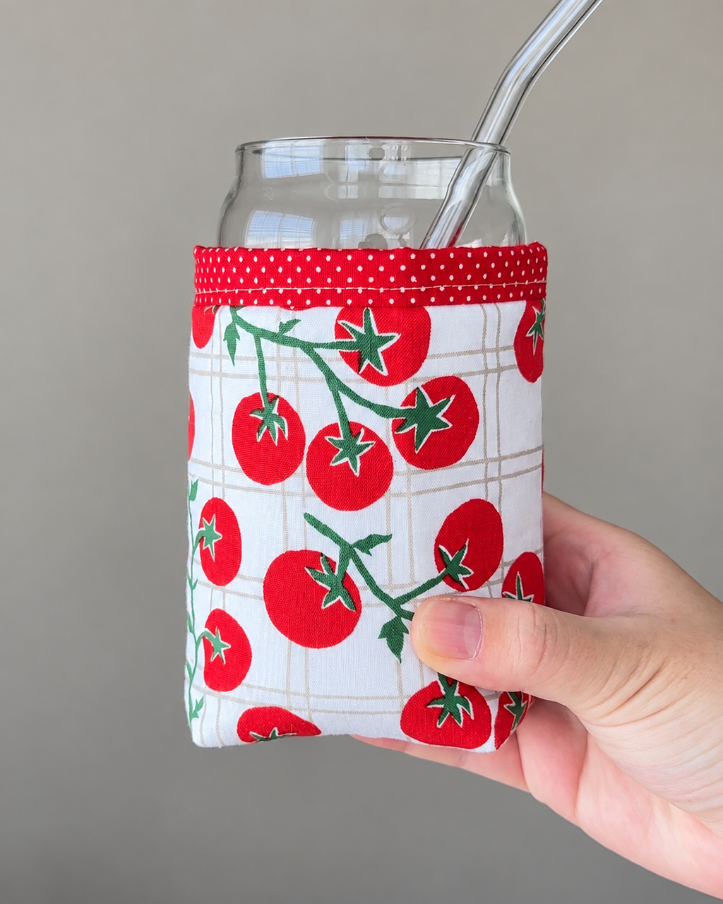Cherry Tomato Vine Iced Coffee Cozy