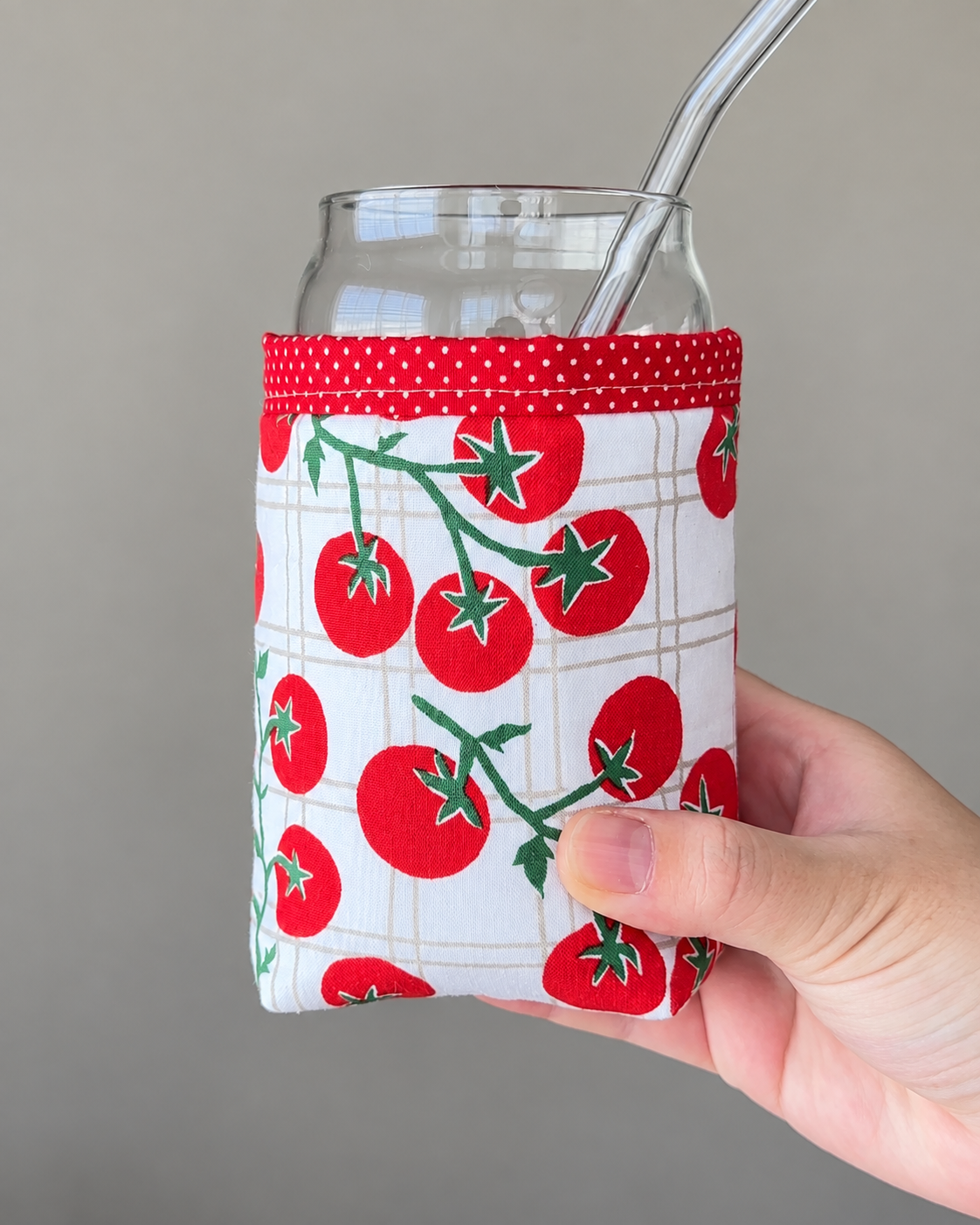 Cherry Tomato Vine Iced Coffee Cozy