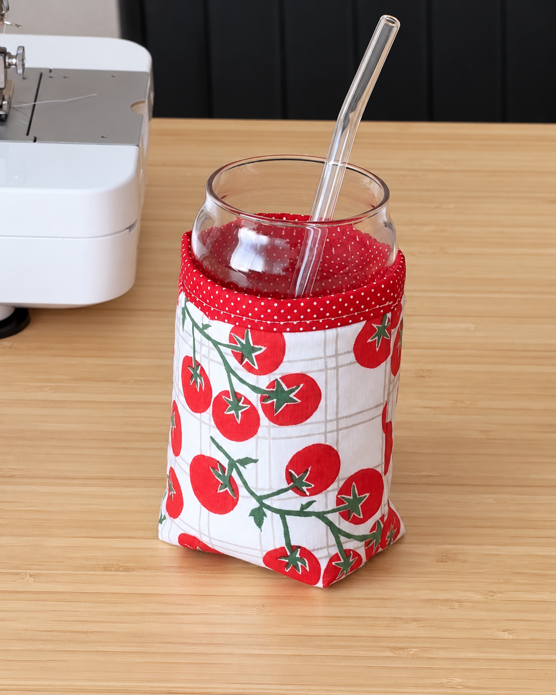 Cherry Tomato Vine Iced Coffee Cozy