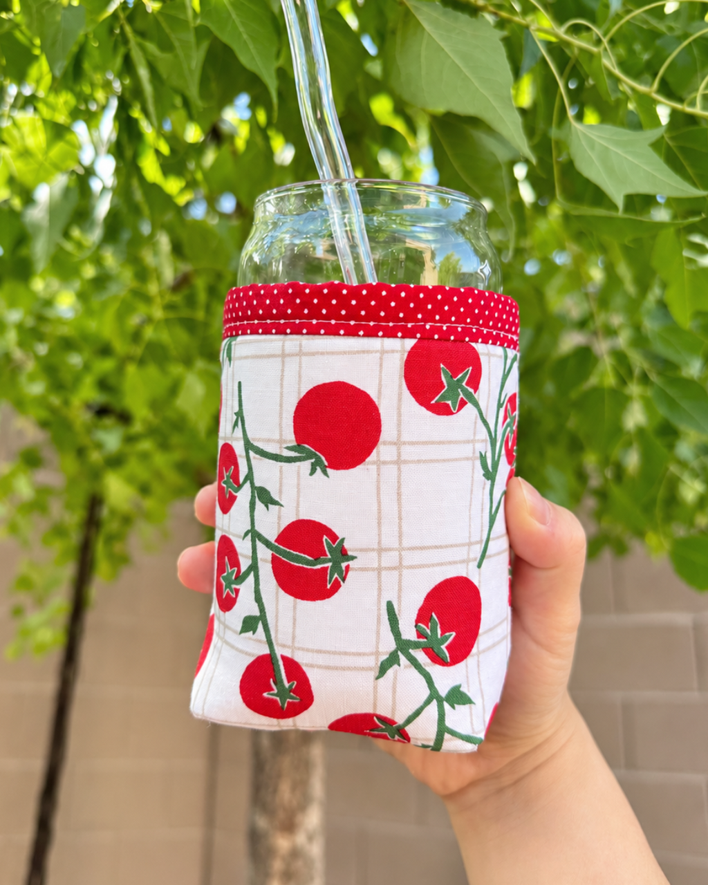 Cherry Tomato Vine Iced Coffee Cozy