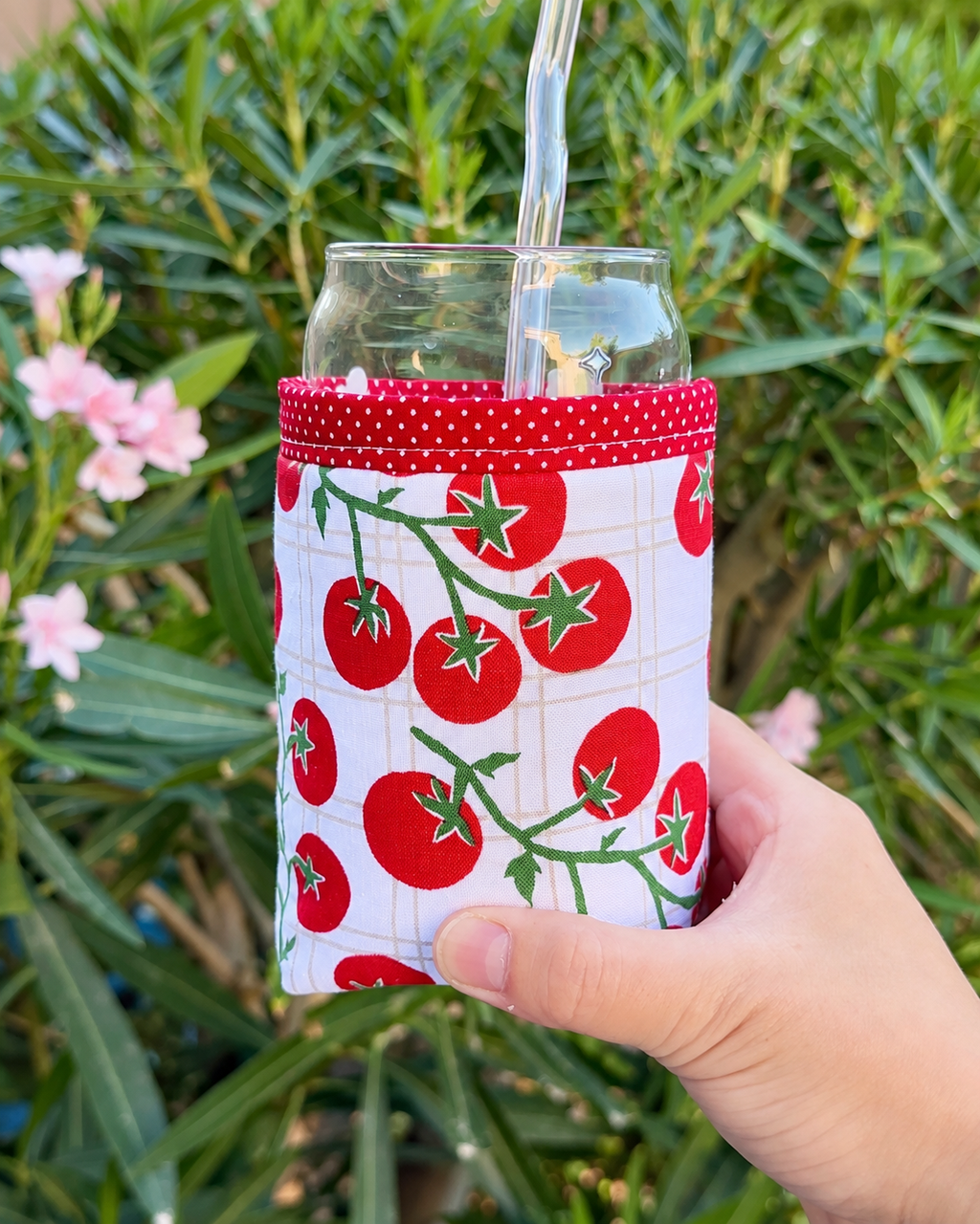 Cherry Tomato Vine Iced Coffee Cozy