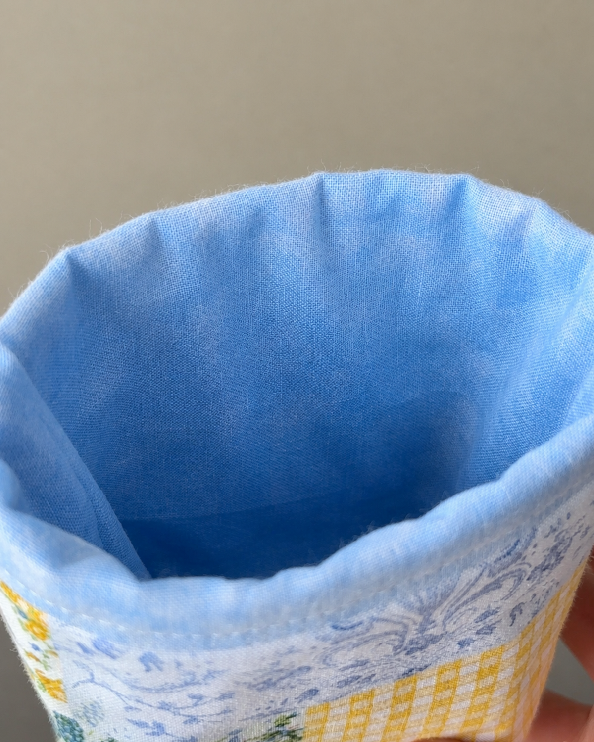 Sunny Garden Patchwork Iced Coffee Cozy
