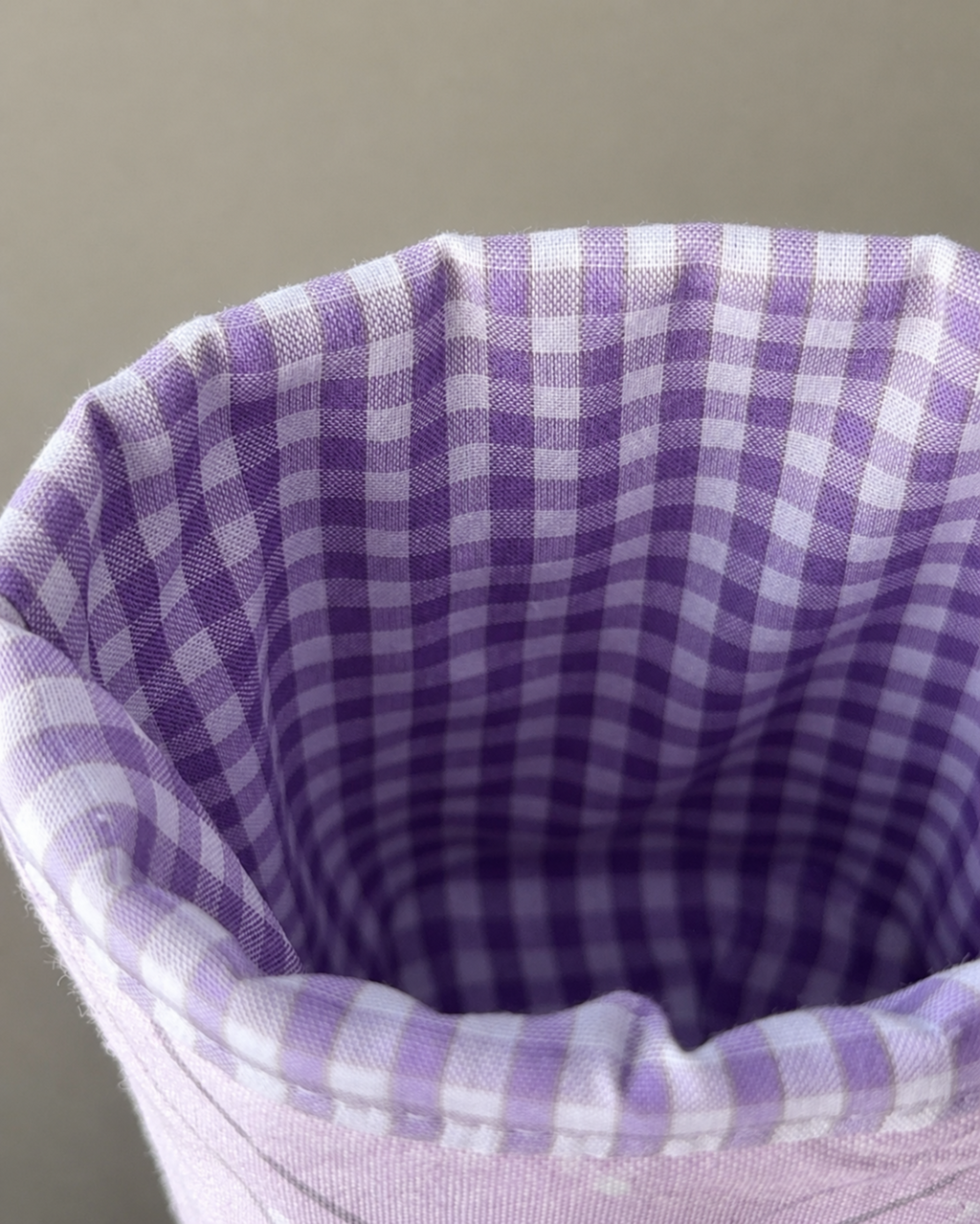 Ghostie Plaid Iced Coffee Cozy