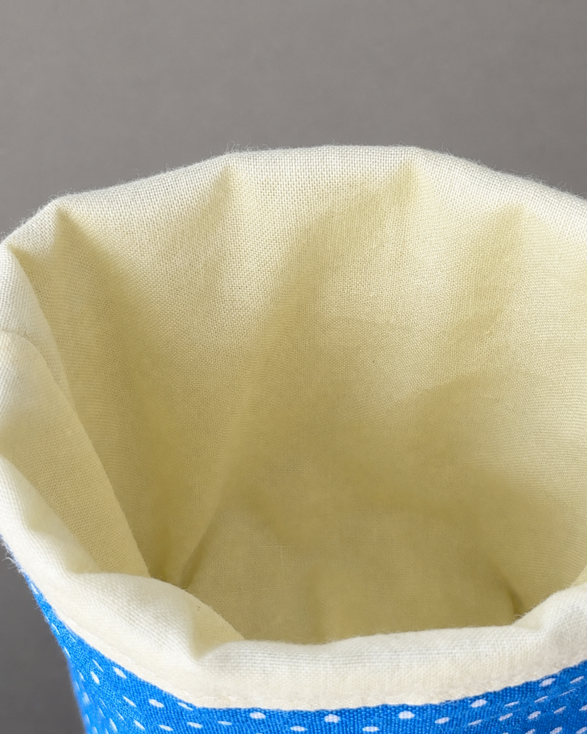 Cobalt Pop Dot Iced Coffee Cozy