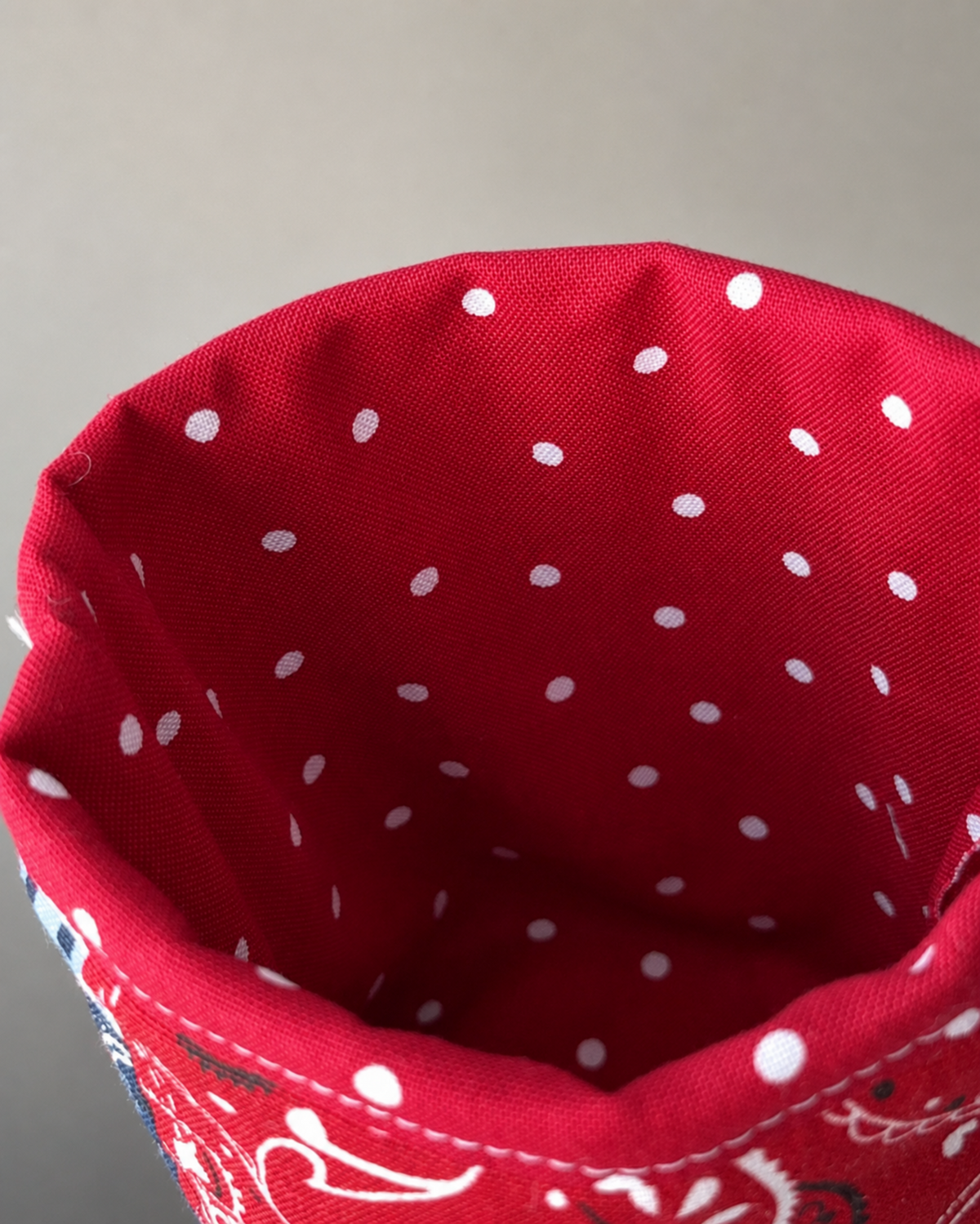 Americana Bandana Patchwork Iced Coffee Cozy