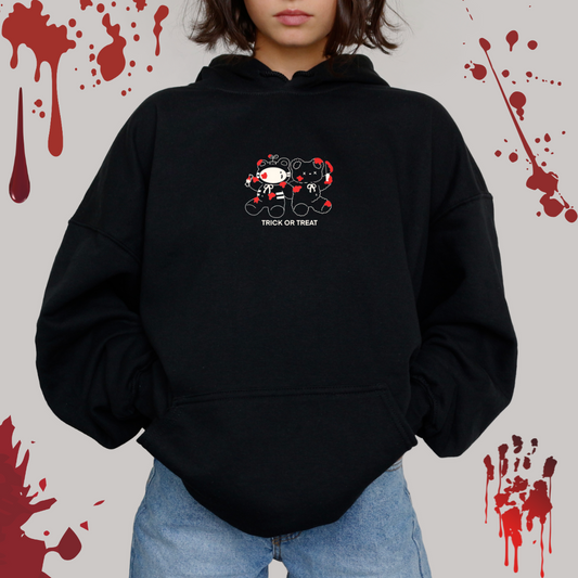 TRICK OR TREAT Embroidered Hoodie