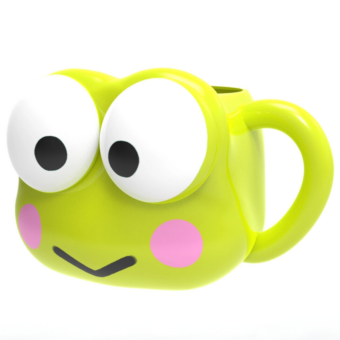 Sanrio Ceramic Sculpted Mug – Keroppi (Y2K Sanrio Aesthetic)