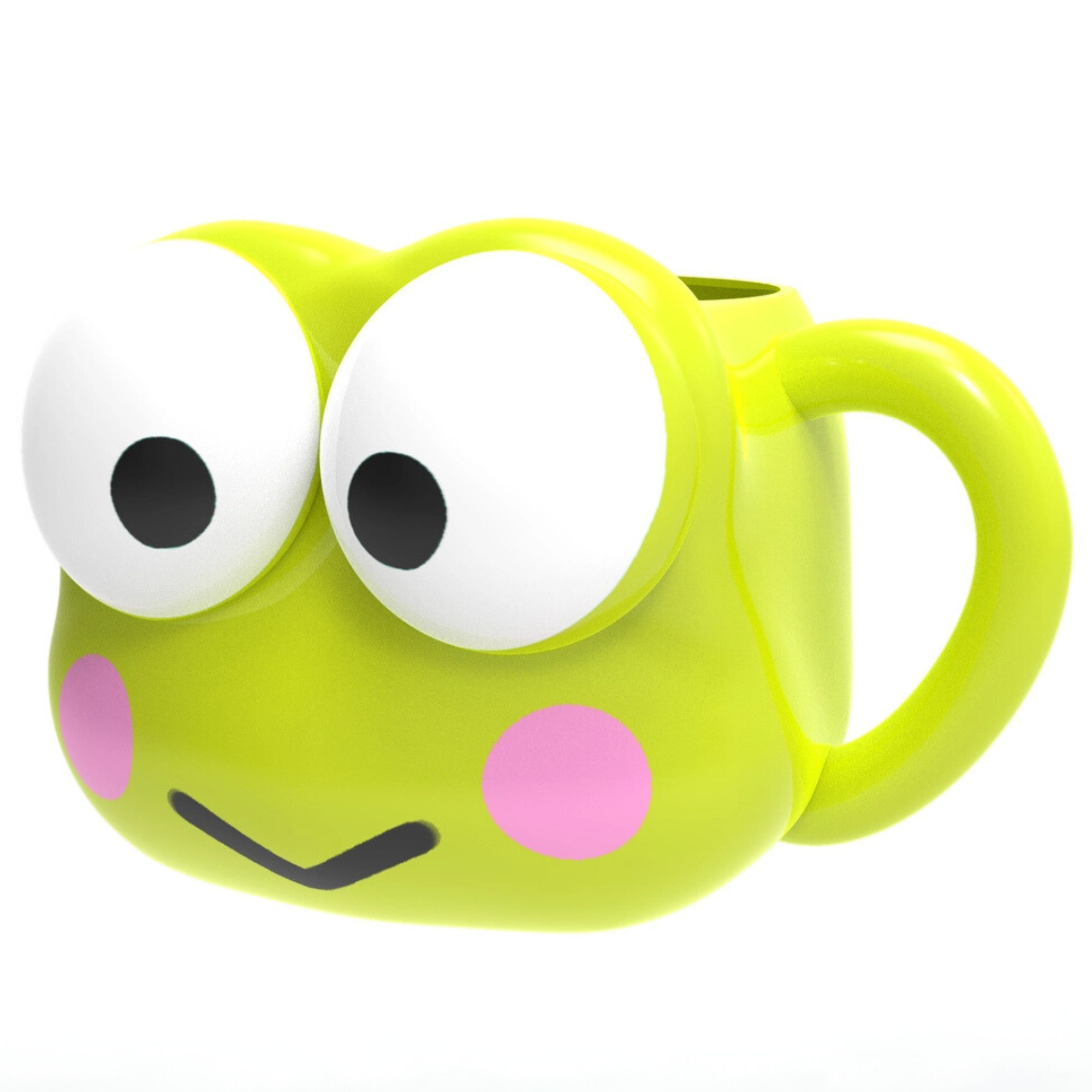 Keroppi 3D Sculpted Mug – Kawaii Frog Cup for Dorm Coffee & Matcha (20 oz)