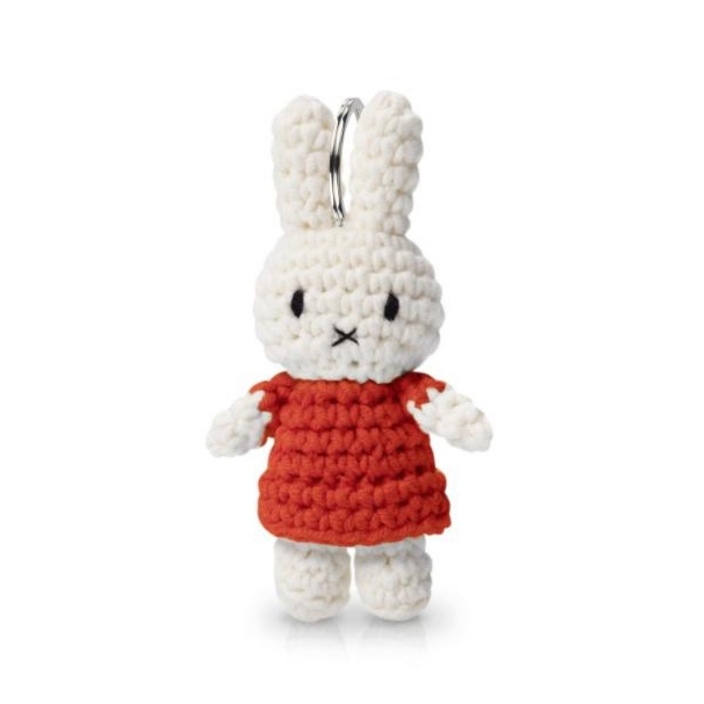 Miffy Crochet Plush Keychain - Red