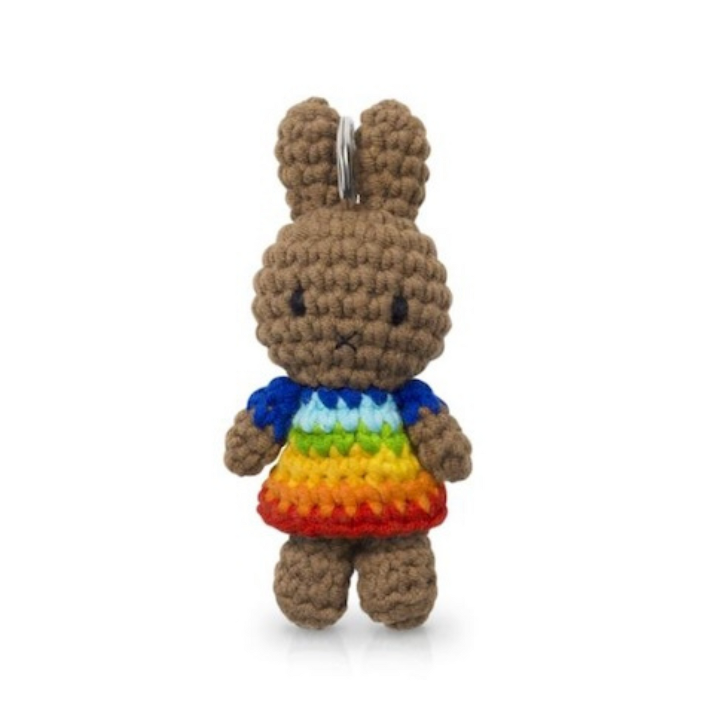 Miffy Crochet Plush Keychains - Rainbow Melanie