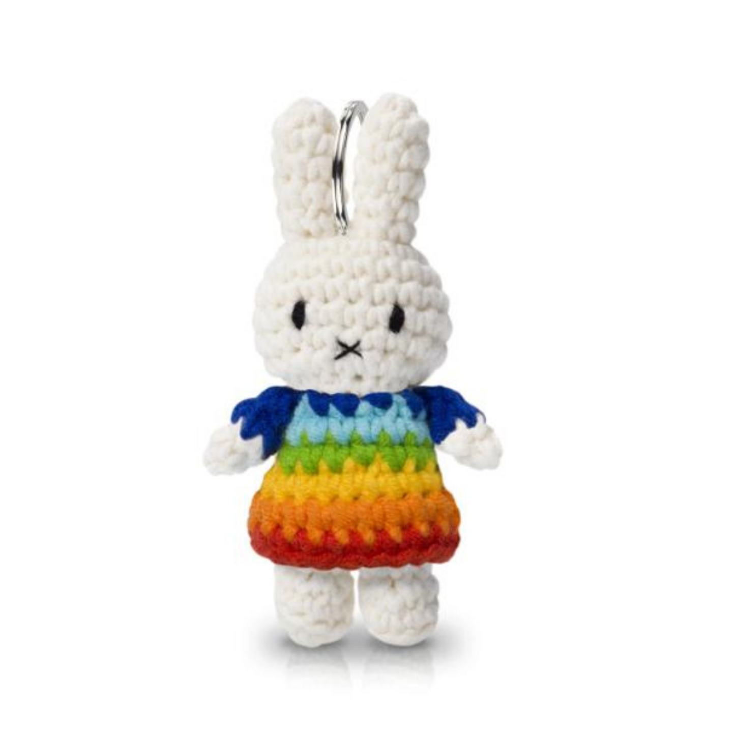 Miffy Crochet Plush Keychains - Rainbow Miffy